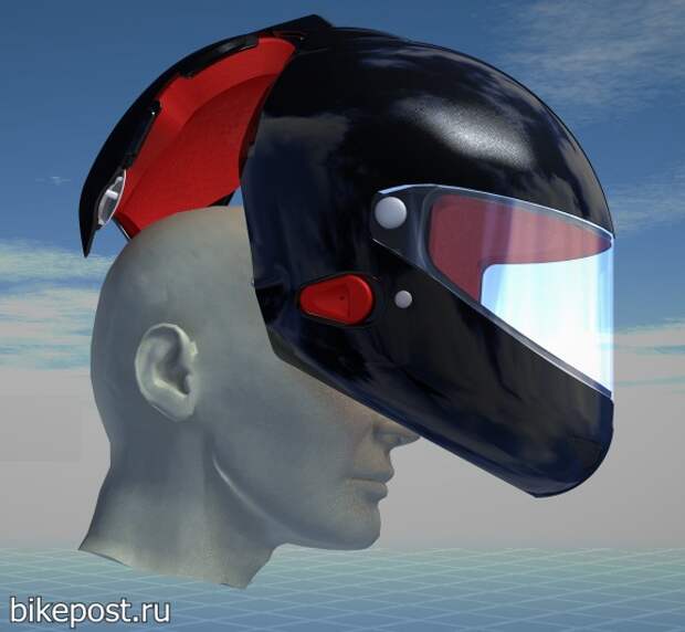 Концепция мотошлема Voztec