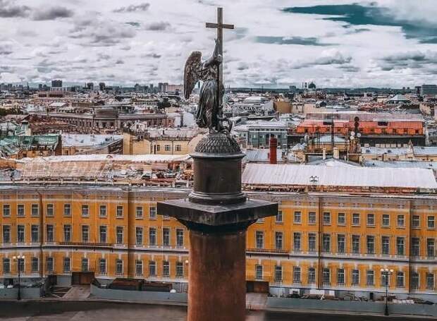 Самое высокое триумфальное строение в мире: 7 фактов об Александровской колонне на Дворцовой площади истории, ностальгия, факты