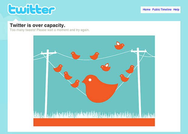My design for Twitter's &quot;over capacity&quot; screen