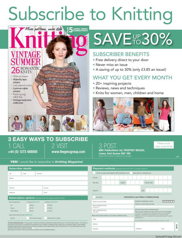 Knitting Magazine №6 2014 - 紫苏 - 紫苏的博客 Knitting Magazine №6 2014 - 紫苏 - 紫苏的博客