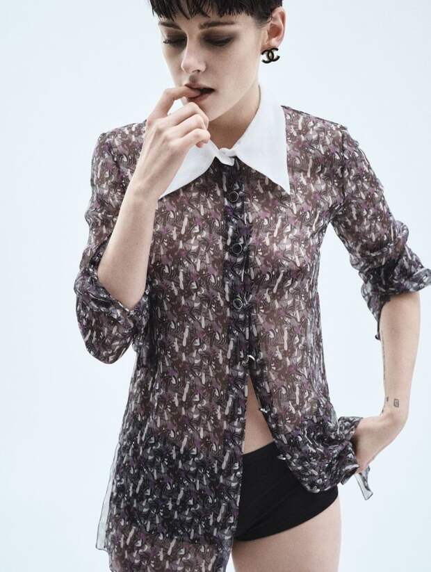 Посол высокой моды: Кристен Стюарт в откровенной фотосессии для японского «Elle»