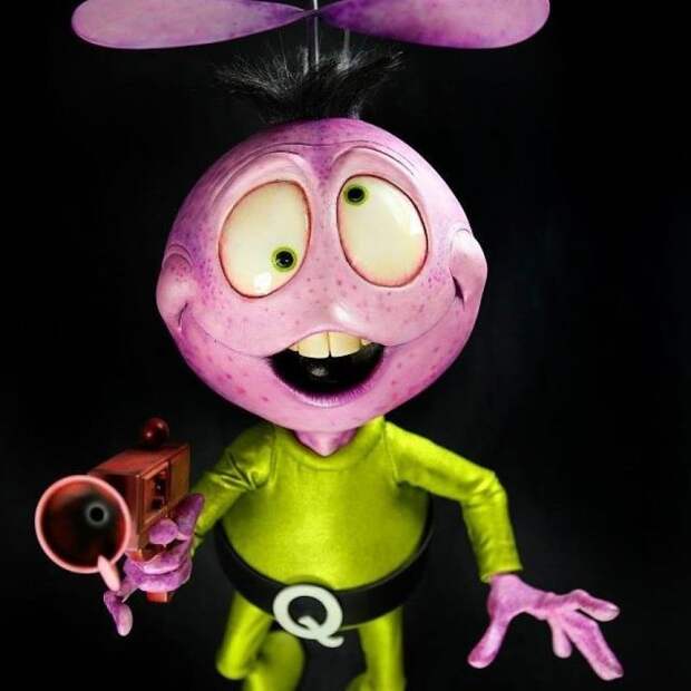 Quisp From Planet Q (Квисп с планеты Кью) аниматроника, анимация, видео, интересно, кино, монстры, спецэффекты, спецэффекты в фильмах