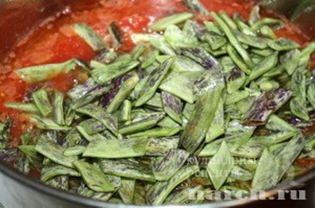 Салат из баклажанов со стручковой фасолью Майкопский
