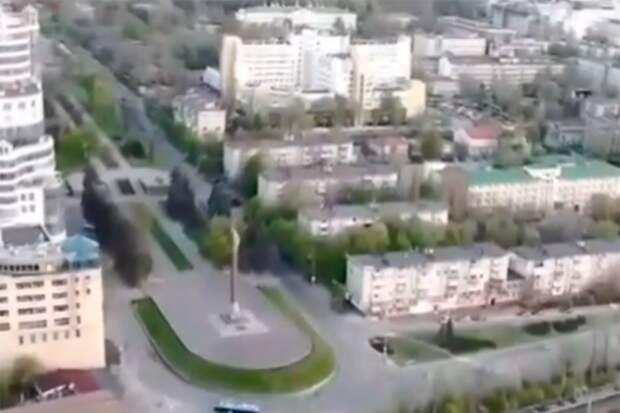 Дрон ВС РФ провел экскурсию по достопримечательностям Днепропетровска