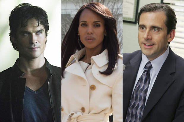 The Vampire Diaries, Scandal, The Office | Photo Credits: Bob Mahoney/The CW, Giovanni Rufino/ABC, Justin Lubin/NBCU Photo Bank via Getty Images