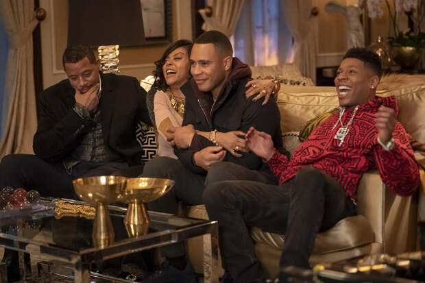Terrence Howard, Taraji P. Henson, Trai Byers and Bryshere Y. Gray, Empire | Photo Credits: Chuck Hodes/FOX