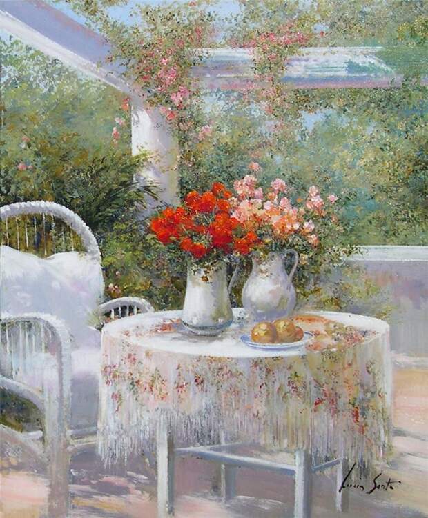 Lucia Sarto 1950 | Italian Romantic Impressionist painter