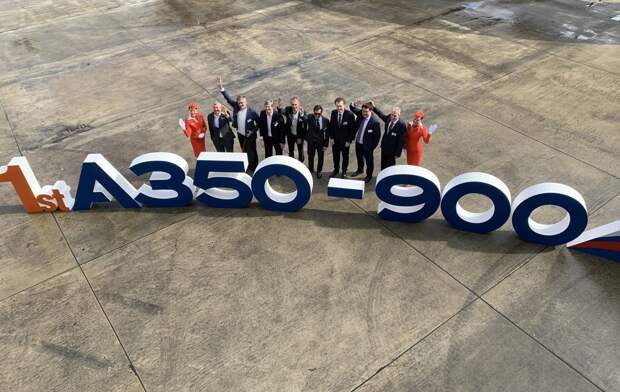 Фото: «Аэрофлот» принимает свой первый А350-900