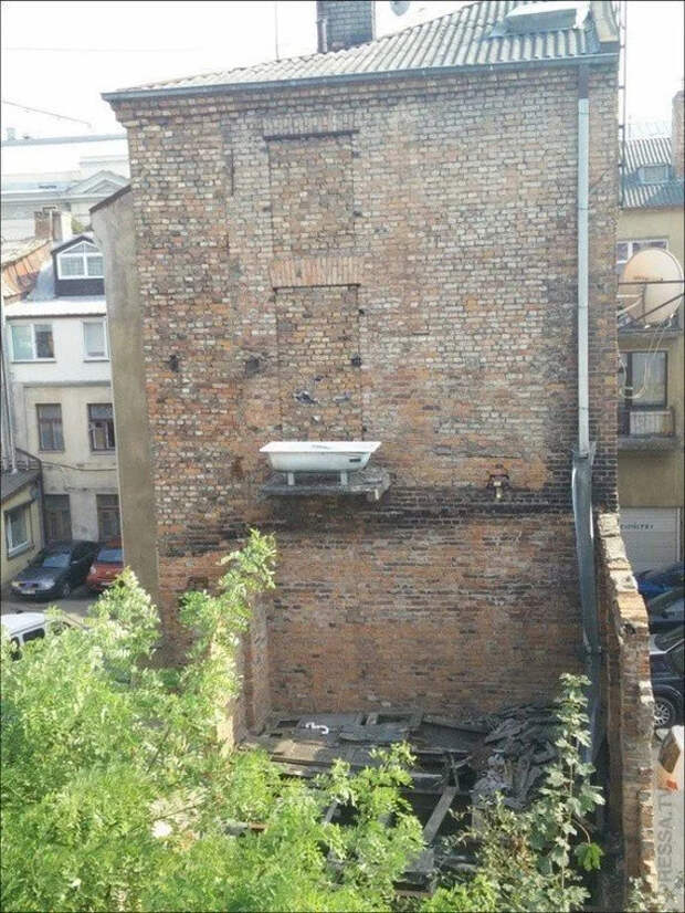 Балконы,хлам рухлядь Вид из окна, Хлам, Длиннопост