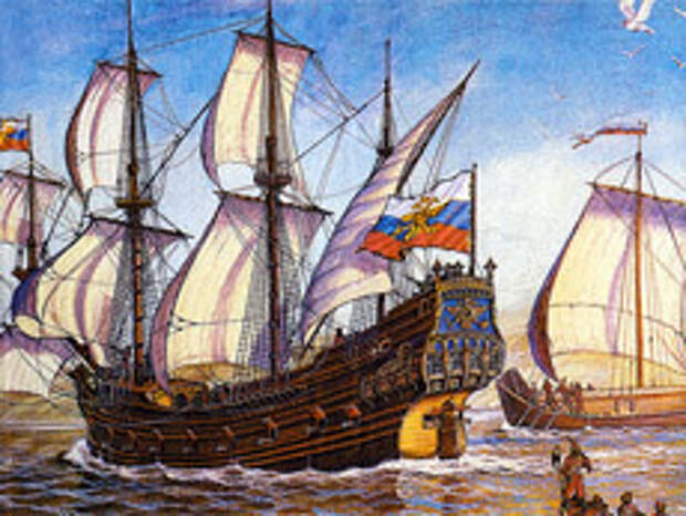 Руссо матросо - 450 лет.  Наши корабли наводили ужас на врага задолго до Петра Великого
