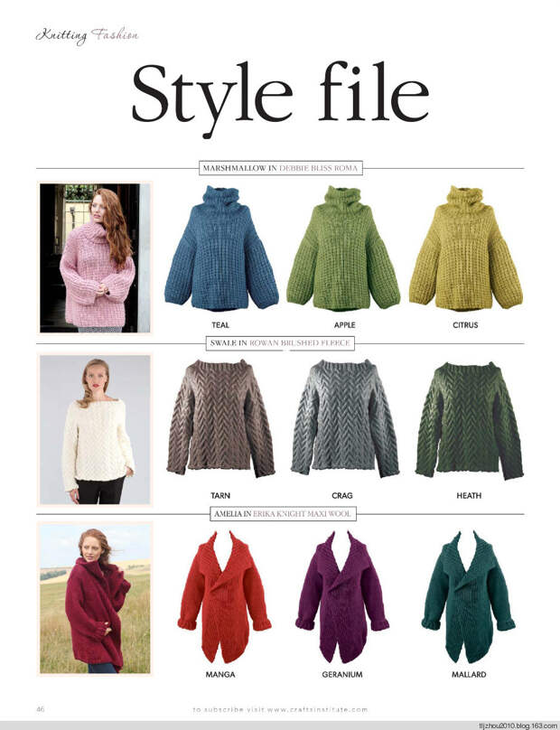 Knitting Magazine №10 2014 - 紫苏 - 紫苏的博客 Knitting Magazine №10 2014 - 紫苏 - 紫苏的博客