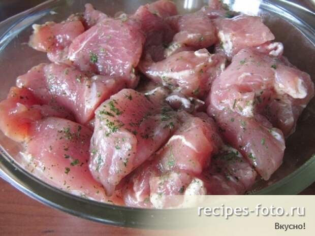 Свинина с овощами в фольге рецепт с фото 