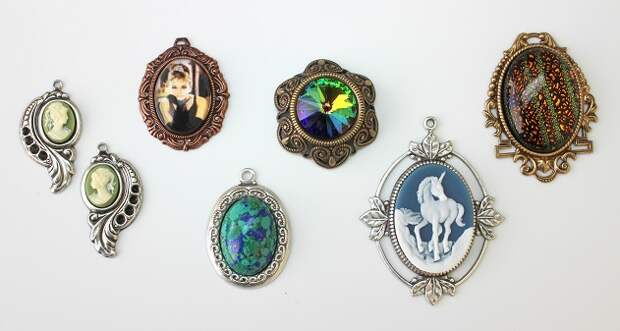 6 дней скидки до 40% на сеттинги для кабошонов, камей и стразов