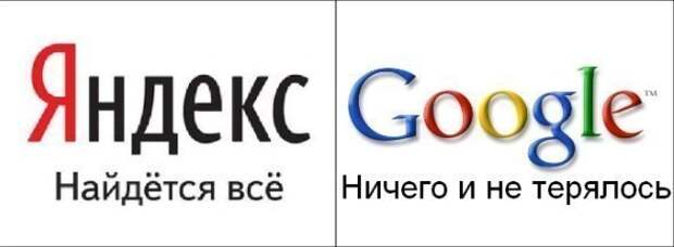 Где найдется все живет. Google найдется все. Google против Яндекса.