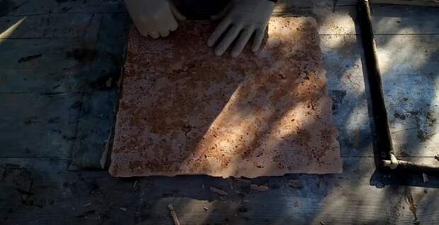 Как сделать камень травертин из бетона