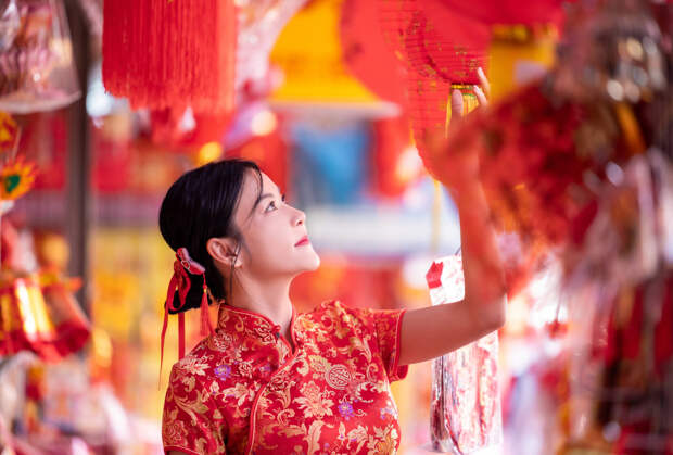 Открытки с китайским Новым годом: 50+ картинок и поздравлений