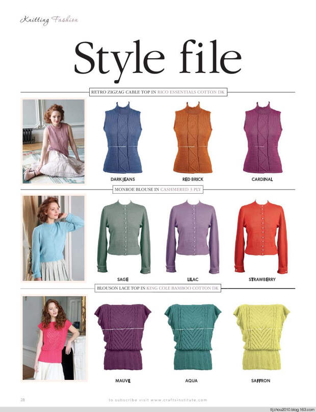 Knitting Magazine №6 2014 - 紫苏 - 紫苏的博客 Knitting Magazine №6 2014 - 紫苏 - 紫苏的博客