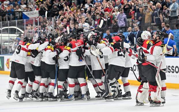 Австрия впервые в истории победила финнов, Норвегия два периода не бросала по воротам Канады! Обзор ЧМХ-2024