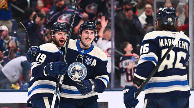 Передачи Марченко и Проворова помогли «Коламбусу» обыграть «Рейнджерс»