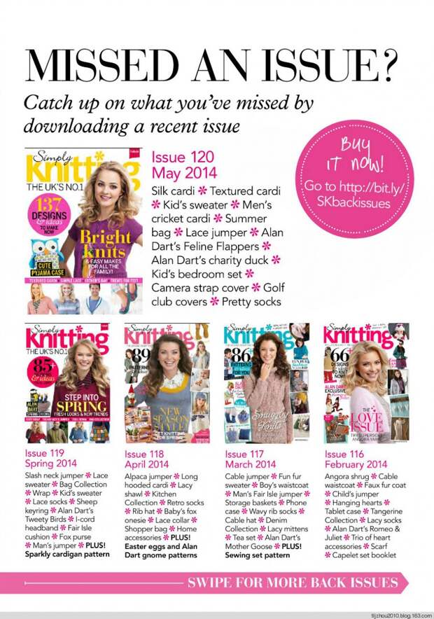 Simply Knitting №121 2014 - 紫苏 - 紫苏的博客 Simply Knitting №121 2014 - 紫苏 - 紫苏的博客