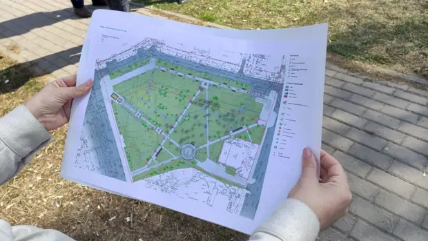 Новый фонтан, брусчатка и много зелени. Как может преобразиться сквер на площади Октября в Барнауле