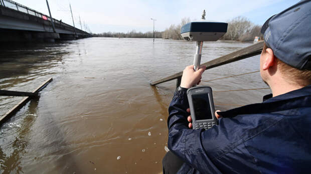 Уровень воды в Урале увеличился на 70 см за сутки