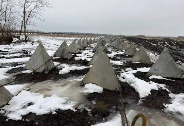 На границе Белгородской области с Украиной создается система оборонительных сооружений