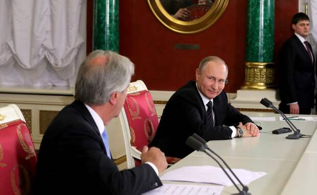 Заявления для прессы по итогам российско-уругвайских переговоров. С Президентом Уругвая Табаре Васкесом.