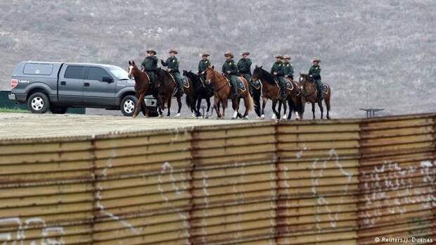 Пограничный патруль на границе США и Мексики, март 2018 г.
