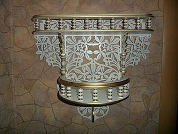 Мастерим настенную ажурную полочку | Ярмарка Мастеров - ручная работа, handmade Мастерим настенную ажурную полочку | Ярмарка Мастеров - ручная работа, handmade