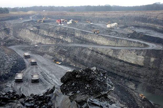 Уголь добыча РФ