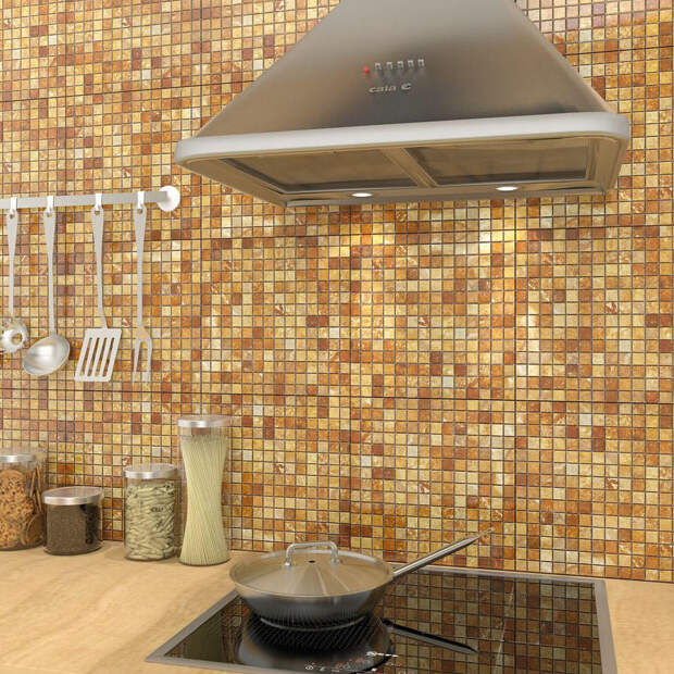 Плитка для кухни на фартук: лучшие идеи оформления стены над рабочей зоной