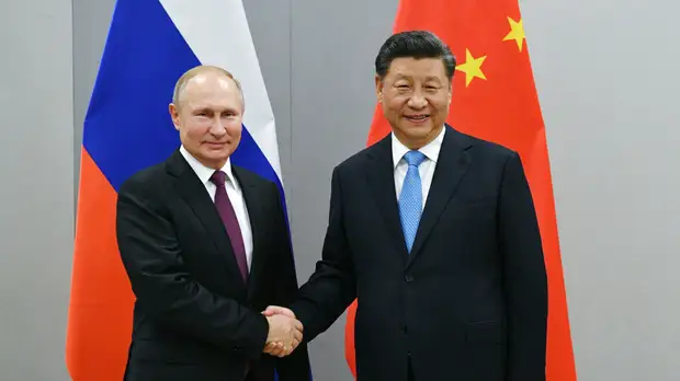 Путин направил Си Цзиньпину телеграмму по случаю 72-й годовщины образования КНР
