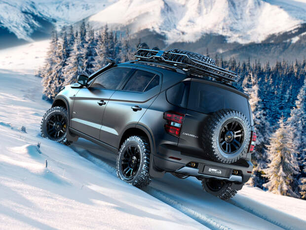 Chevrolet Niva горы