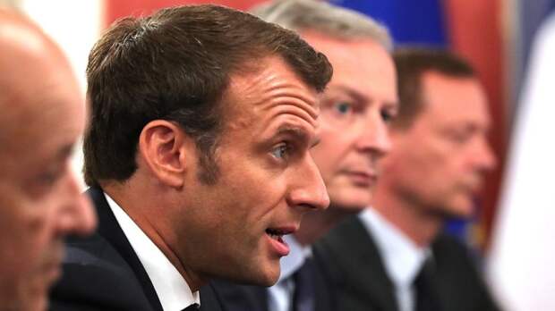 Президент Франции Эммануэль Макрон