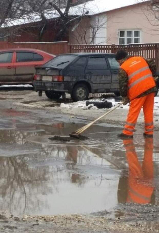 Страшный сон россиянина - весна весна, дороги, россия