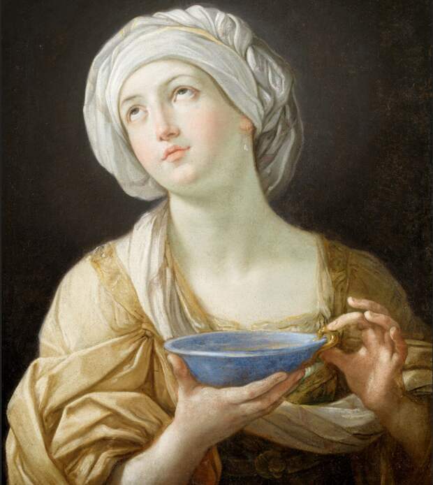 Дама с чашей из лазурита. худ. Гвидо Рени. 1638 г. Источник: WikiCommons