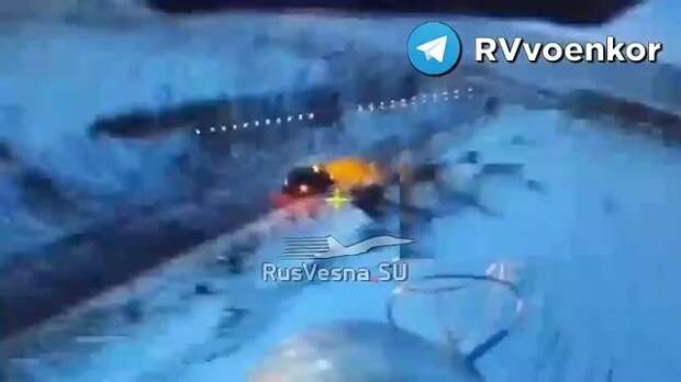 Мощное уничтожение контратакующей пехоты и техники ВСУ сняли на видео