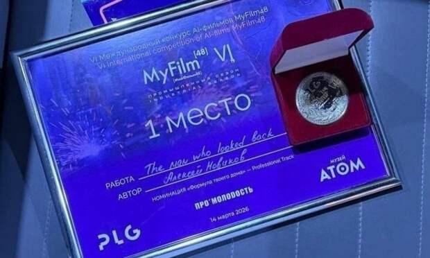 Северодвинец помог своей команде выиграть международный конкурс AI-фильмов