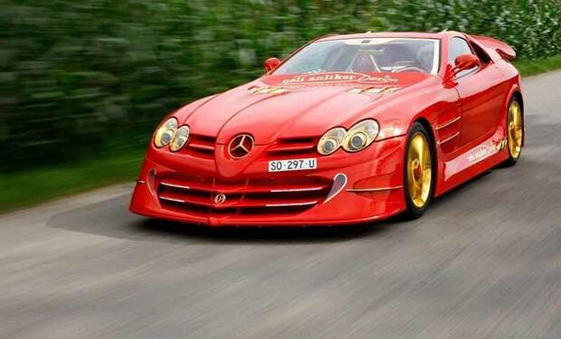 3. Mercedes-Benz SLR McLaren Red Gold Dream — 11 млн долларов авто 2019, машины, рейтинг, самые дорогие машины, топ, топ 2019, транспорт, эксклюзив