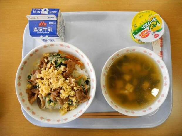 Еда в системе японского образования