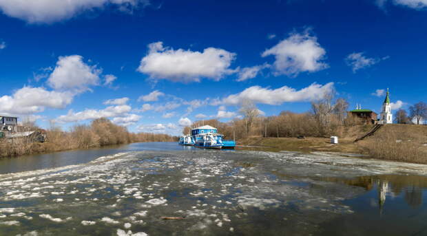 Катер до отрезанных водой сёл в Рязанском округе будет ходить с 3 апреля
