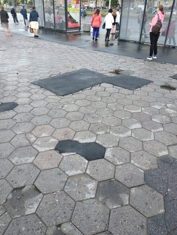Подборка эпичных &quot;асфальтных&quot; фейлов