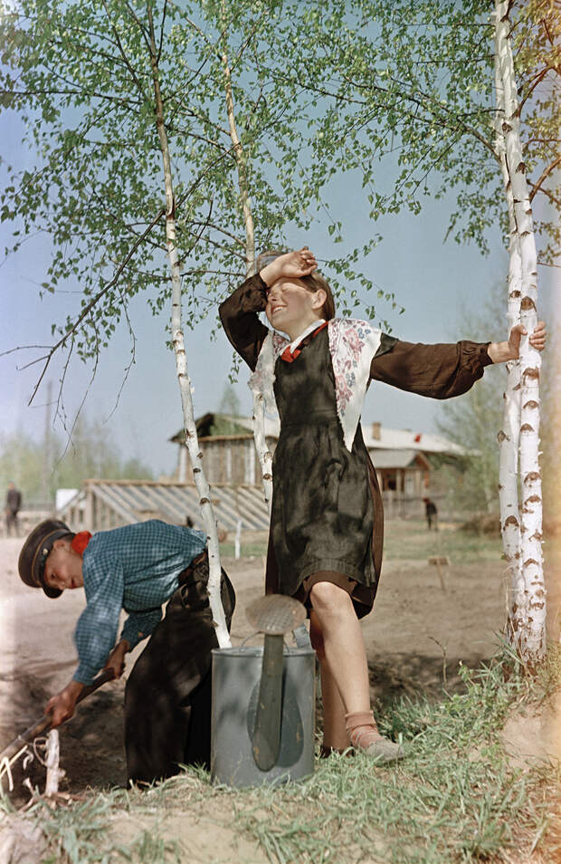 Нижне Чемская школа. Юннаты