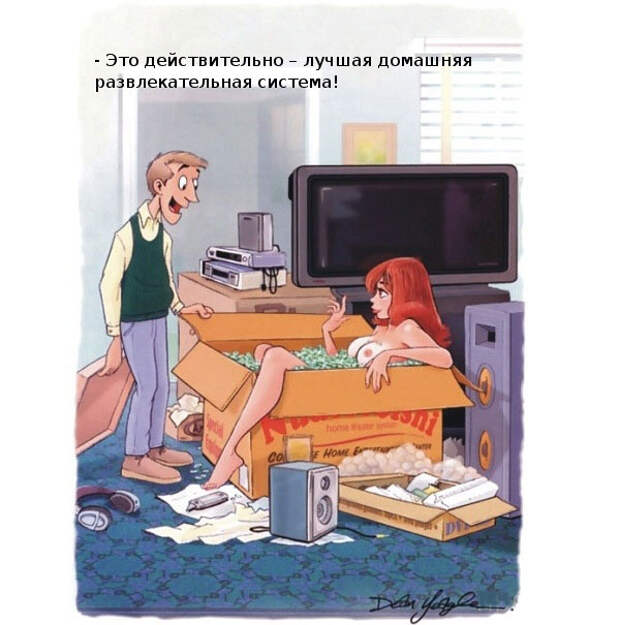Картинка для взрослых "Домашняя развлекательная система"