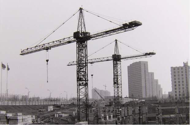 1976. Москва, Юго-запад, стр-во гос. Спорт