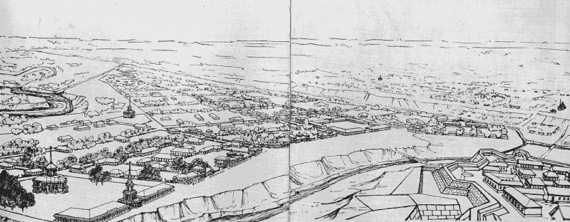 Следы уничтожения Екатеринослава (Днепропетровска) мощным термоядерным взрывом в 1785 году