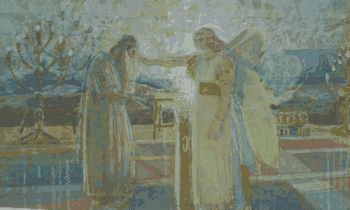 Ангел поражает Захарию немотой