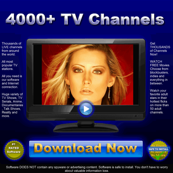 Download TV Software. Its safe to install